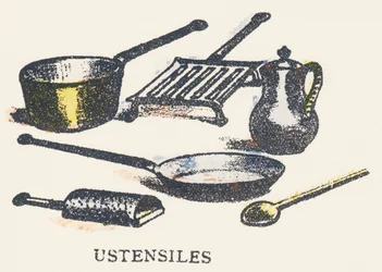 U: utensils