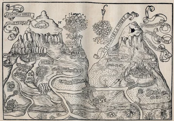 View of Mount Sibille (Paradise of Queen Sybille) - Antoine de La Sale