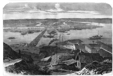 View of Nizhny Novgorod, city of Russia