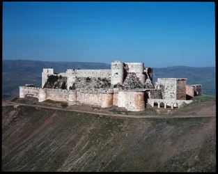 View of the Krak of the Knights, Crusader Castle, c.1100