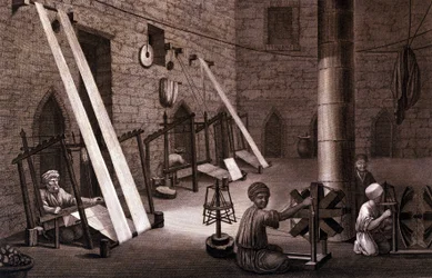 Weaving in Egypt in the 19th century