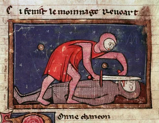 William V of Poitiers called the Great cuts the tongue of his enemy Count Boson II of the Marche in 1008