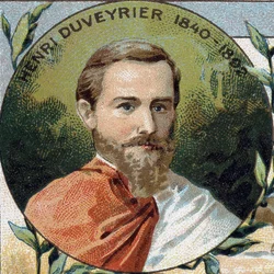 Portrait of Henri Duveyrier. French geographer and traveler (1840-1892).
