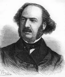 Portrait of Jules François Simon Suisse, dit Jules Simon. French politician (1814-1896)