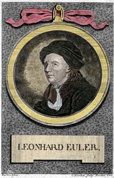 Portrait of Leonhard Euler, Swiss Mathematician (1707-1783)