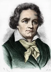Portrait of Ludwig van Beethoven, German composer (1770-1827)