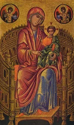 Enthroned Madonna and Child