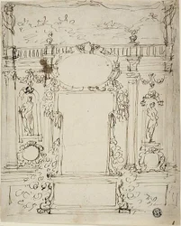 Mirror with Cartouche