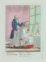 Coiffure of Madame de Korff