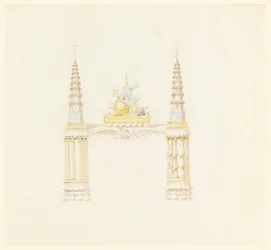 Chimney-piece, West Wall of Music Room