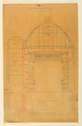 Cross-section of the Théâtre de l