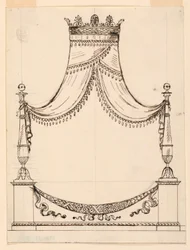 Design for a Bed, ca. 1800