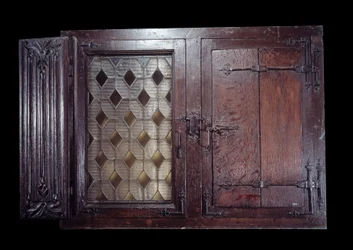 15th Century Wooden Shutter Window, Paris, Musee De Cluny