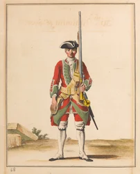 36th Regiment of Foot, 1742 circa