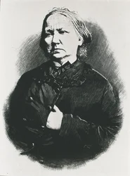 Concepcion Arenal, Spanish writer (engraving)