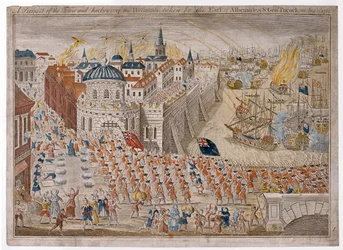 A Prospect of Town and Harbour of the Havannah taken by the Earl of Albemarle and Sir George Pocock on August 13th