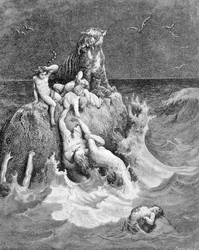 A scene of the flood, Genesis