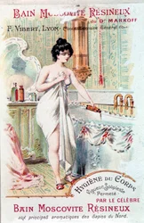 Advertising for the Muscovite Resineux Bath, 1890