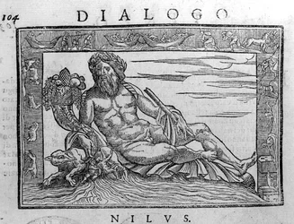 Allegory of the Nile, Engraving of the 17th Century