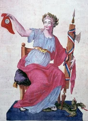 Allegory of the Republic and Freedom with the Phrygian Cap