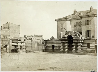 Barrière du Maine - in Les Barriers de Paris by Gouviot
