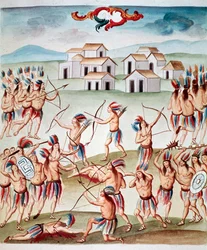 Battle Scene, Ambushes in Acolman, Mexico