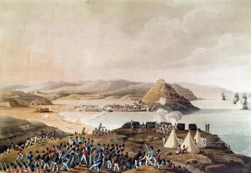 Capture of the city and citadel of San Sebastian in Spain in September 1813