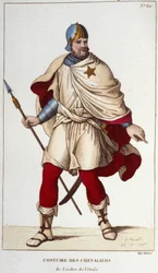 Costume of Knight of the Order of the Star, founded by John II the Good, in 1351