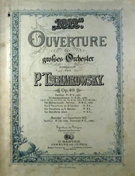 Cover of the opening score 