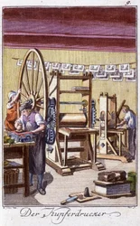 The Copper Engraver in His Workshop. From 