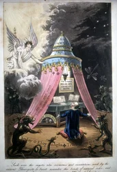 Magical ceremony. Book of 1825. Bibl. Morando, Milan