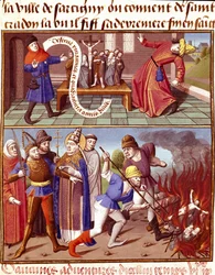 Destruction of sacred objects and intervention by Pope Gregory I the Great
