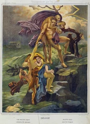 Deluge - in “Histoire Sainte”, ed. Hachette