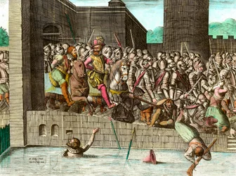 Entry in Paris by King Henry IV on 22 March 1594