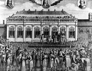 Execution of King Charles I Stuart of England at Whitehall