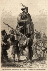 Family rag in Swansea. Illustration for L. Simonin