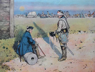 Frederick the Great, Frederick II 1712-1786 on the Evening of 18 June 1757 in Kollin, Historic