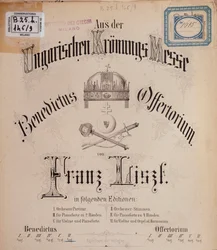 Frontispiece of the score of Liszt