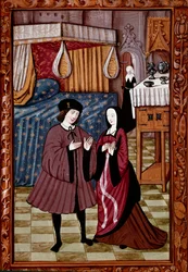 Gallant Encounter in a Bedroom