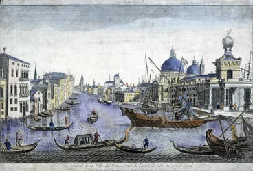 General view of Venice (engraving)