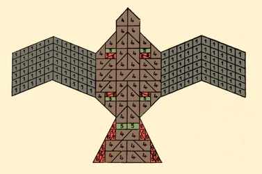 Geometry of the Sulbasutras: Plan of the Fire Altar in the Shape of a Falcon
