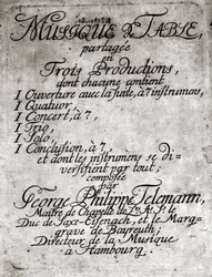 Georg Philipp Telemann. German Composer