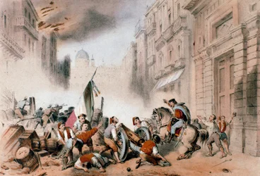 Giuseppe Garibaldi entering Palermo, 26 May 1860