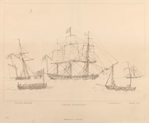 HM Yacht The Prince Regent and her ship