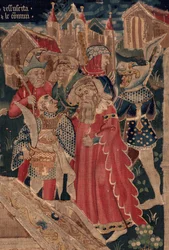 History of Saint Piat and Saint Eleutherius, Scene 12: The Resurrection of the Tribune