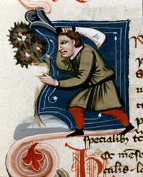 Potting a Tree (detail)