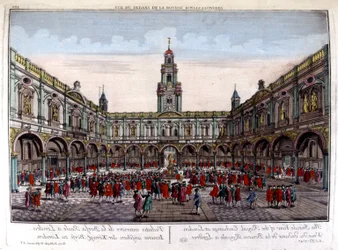 Interior of the Royal London Stock Exchange - Optical view