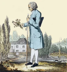 Jean-Jacques Rousseau Gathering Herbs at Ermenonville, June 1778