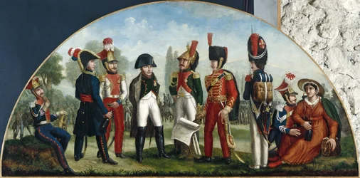 The Austerlitz Vigil. Wine merchant sign, between 1800 and 1815