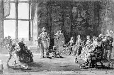 Leonardo da Vinci (1452-1519) at the court of Ludovico Sforza, known as the Moor